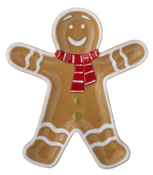 Keramický talířek Ginnie Gingerbread Bloomingville