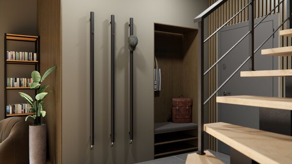 ISAN Melody Akros One designový radiátor 1800 × 50 mm, 131 W