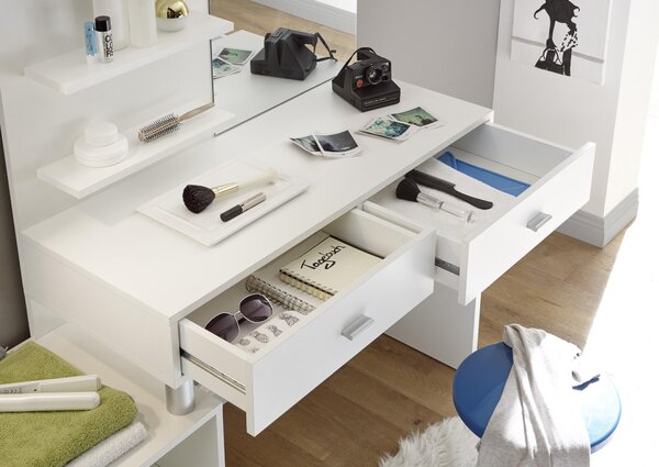TOALETNÍ STOLEK, bílá, 132/145/43 cm MID.YOU, Online Only