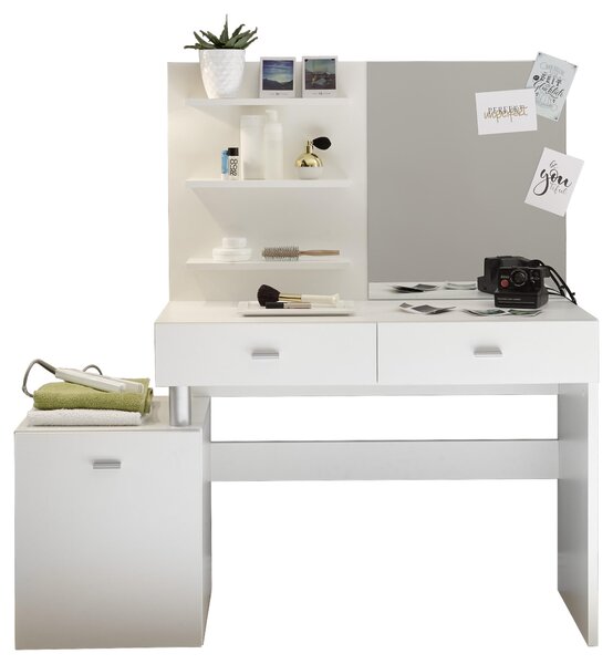 TOALETNÍ STOLEK, bílá, 132/145/43 cm MID.YOU, Online Only