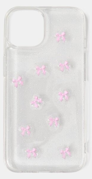 Sinsay - Obal na iPhone 13/14 s motivem mašle - růžová