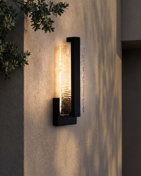 Venkovní nástěnné LED světlo YANTRA Černá