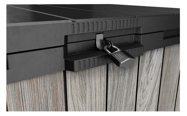 Šedý plastový zahradní úložný box Deco – Keter