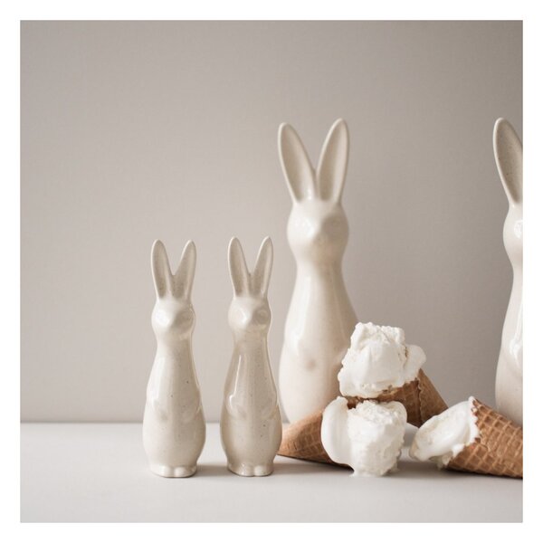 Velikonoční dekorace Swedish Rabbit Vanilla 17 cm DBKD