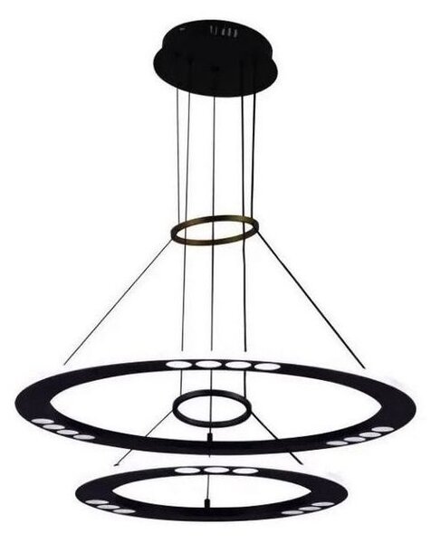 LED Stmívatelný lustr na lanku LED/65W/230V 3000-6500K + dálkové ovládání