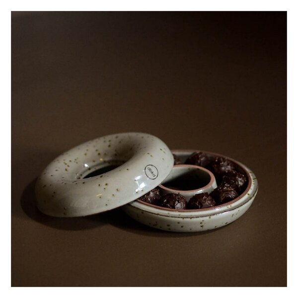 Keramická dóza Donut Stone 15 cm DBKD