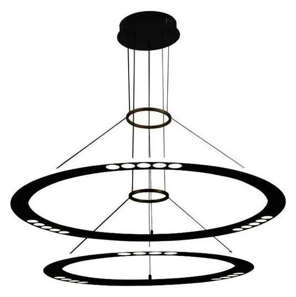 LED Stmívatelný lustr na lanku LED/90W/230V 3000-6500K + dálkové ovládání
