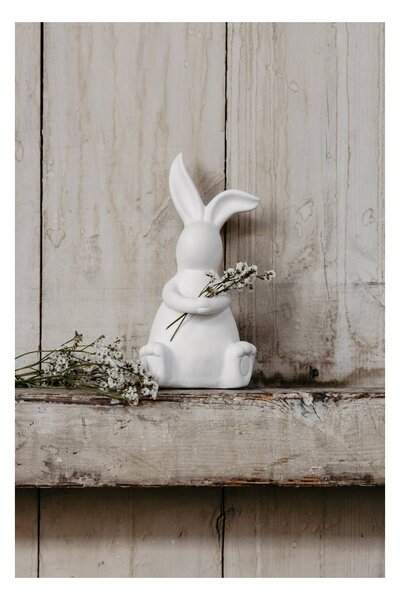 Velikonoční dekorace zajíček Elias White 19 cm Storefactory Scandinavia