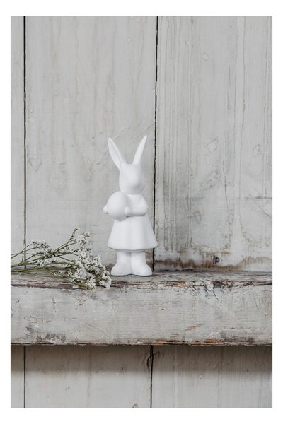 Velikonoční dekorace zajíček Alice White 15 cm Storefactory Scandinavia