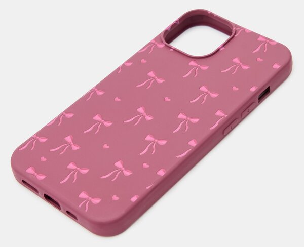 Sinsay - Obal na iPhone 13/14 s motivem mašle - kaštanová