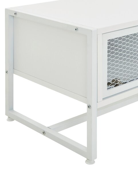 LAVICE S BOTNÍKEM, bílá, 95/40/41 cm P & B - Online Only šatny & botníky, Online Only