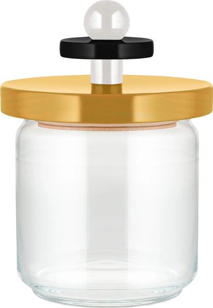 Skleněná dóza 100 Collection Alessi 0,75 l Yellow Alessi