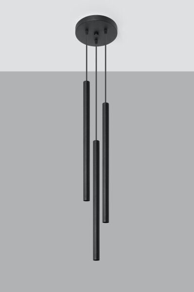 Brilagi - LED Lustr na lanku DRIFA 3xG9/4W/230V černá