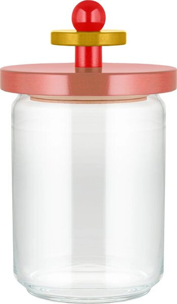 Skleněná dóza 100 Collection Alessi 1 l Pink Alessi