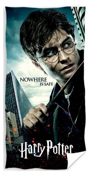 Carbotex Osuška Harry Potter Nebezpečí číhá všude 70x140 cm