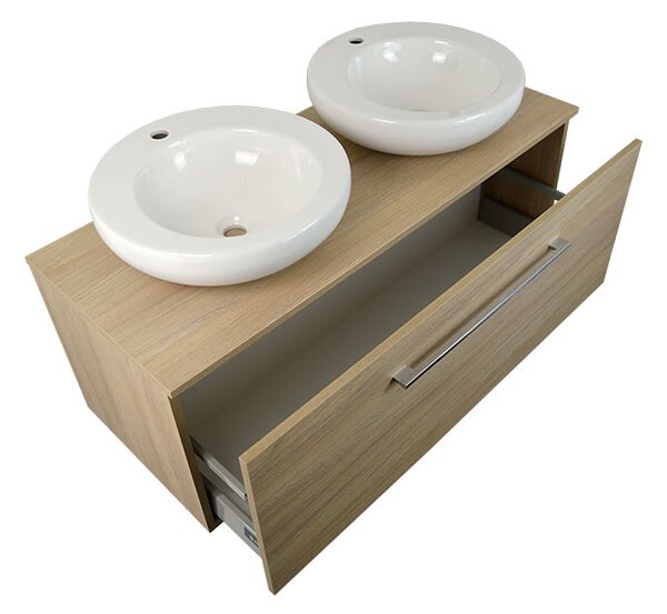 Comodo Koupelnová skříňka pod deskové umyvadlo Montana DU 120-HD, dub urban