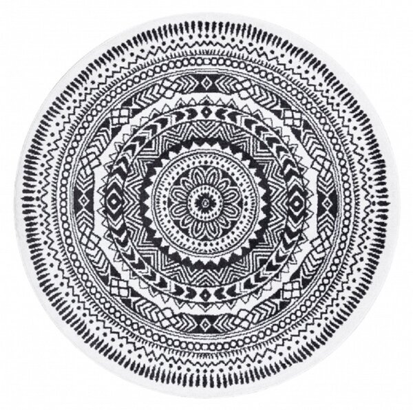Dywany Łuszczów Kusový koberec Napkin grey kruh ROZMĚR: 100x100 (průměr) kruh