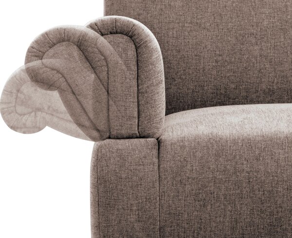 POHOVKA, textil, hnědá Sit & More - Pohovky, Online Only