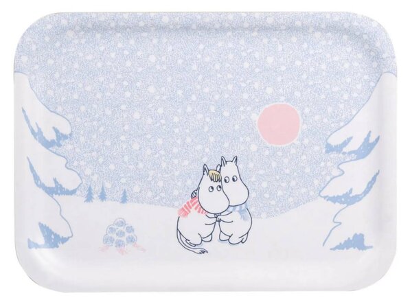 Servírovací tác Moomin Let It Snow 27x20 cm Muurla
