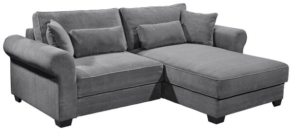 ROHOVÁ SEDAČKA, textil, antracitová MID.YOU - Sedací soupravy, Online Only