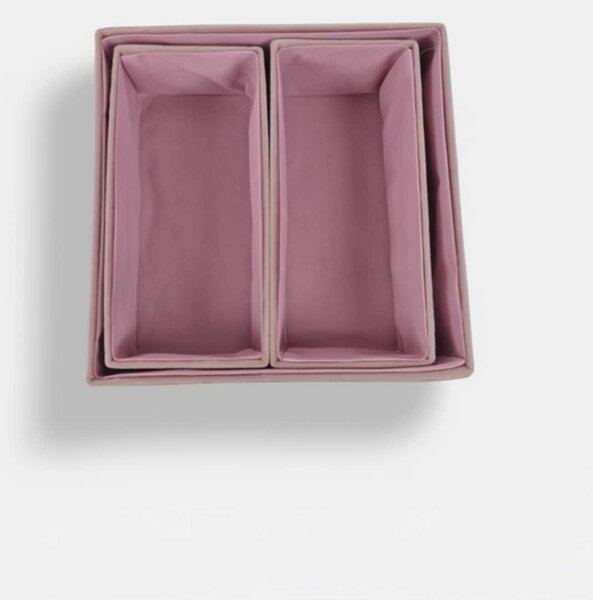 Sinsay - Sada organizérů 3 pack - pastelová růžová