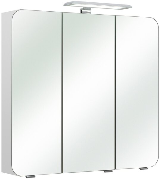 ZRCADLOVÁ SKŘÍŇKA, bílá, 75/70/20 cm Xora - Zrcadlové skříňky