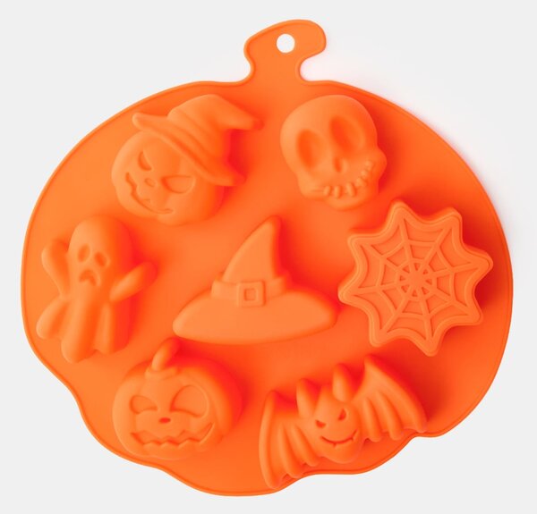 Sinsay - Silikonová forma na pečení s halloweenským motivem - oranžová