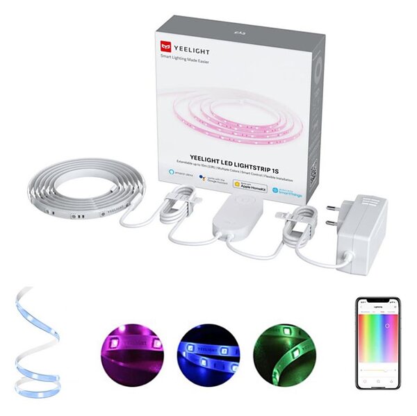 Yeelight - LED RGB Stmívatelný pásek LED/7,5W/230V Wi-Fi 2 m