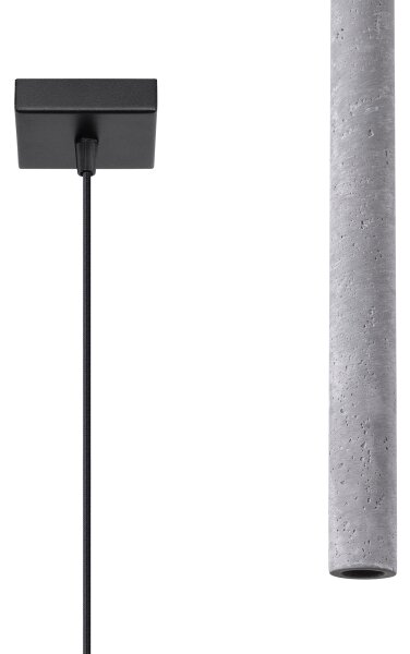 Sollux SL.1271 - Lustr na lanku PASTELO 1xG9/8W/230V beton