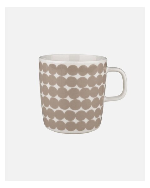 Hrnek Oiva Räsymatto Beige 4 dl Marimekko