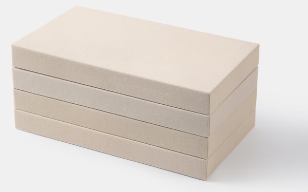 Sinsay - Sada organizérů do skříně 4 pack - krémová