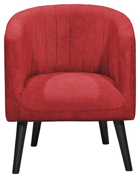 KOKTEJLOVÉ KŘESLO, textil, červená Livetastic - Křesla klasická, Online Only
