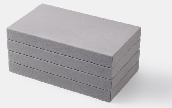 Sinsay - Sada organizérů do skříně 4 pack - šedá