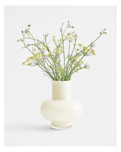 Skleněná váza Umpu Light Butter Yellow 20 cm Marimekko