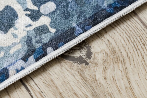 Dywany Łuszczów, Kusový koberec ANDRE Oriental 1136, 120x170, modrá, chodba / předsíň