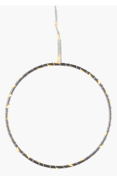Svítící dekorace Liva Circle Silver 25 cm Sirius