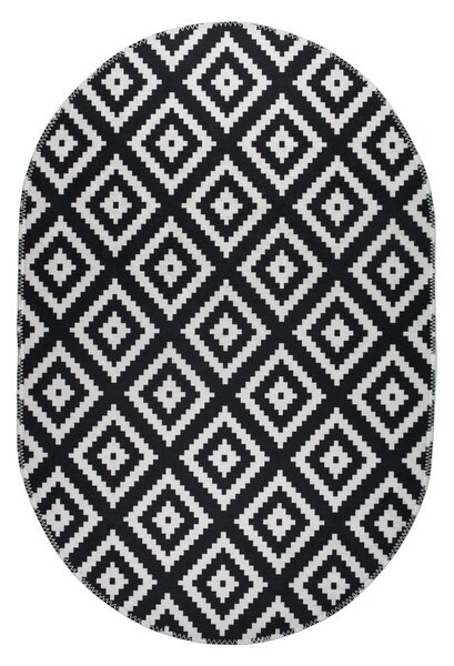 Černo-bílý pratelný koberec 120x180 cm – Vitaus