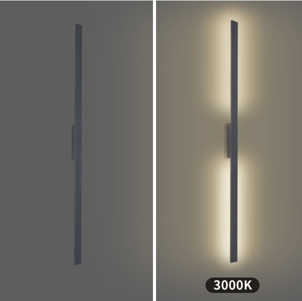 Brilagi - LED Venk. nást. svít. LUNA LED/30W/230V 3000K IP65 150 cm antr. CRI 90