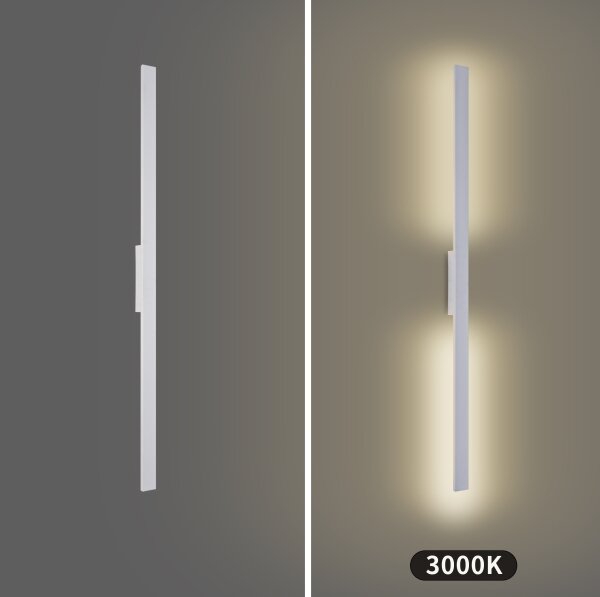 Brilagi - LED Venk. nást. svít. LUNA LED/24W/230V 3000K IP65 100 cm bílá CRI 90
