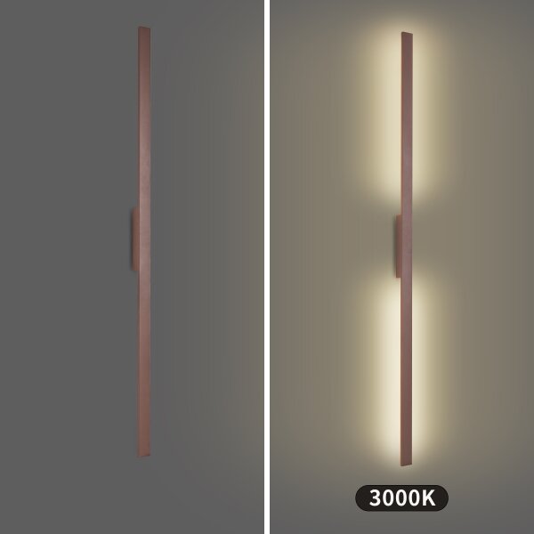 Brilagi - LED Venk. nást. svít. LUNA LED/30W/230V 3000K IP65 150 cm hnědá CRI 90