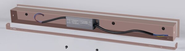 Brilagi - LED Venk. nást. svít. LINEAR LED/8W/230V 3000K IP65 30 cm hnědá CRI 90