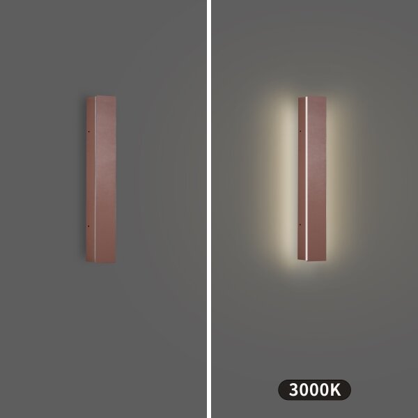 Brilagi - LED Venk. nást. svít. LINEAR LED/8W/230V 3000K IP65 30 cm hnědá CRI 90