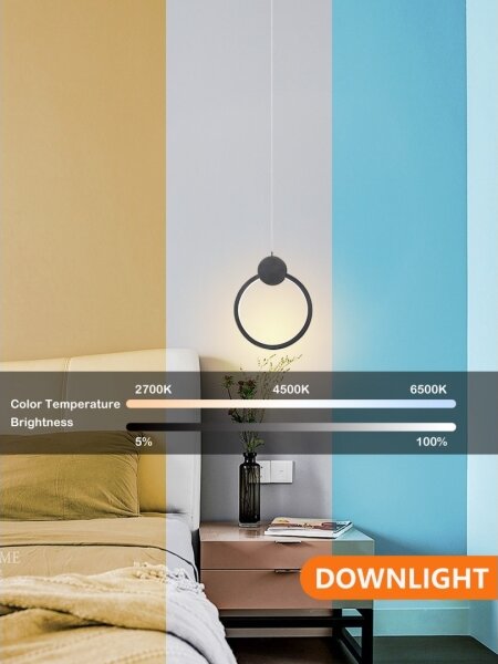 Immax NEO 07233L- LED Stmívatelný lustr na lanku LITE OVALE LED/18W/230V Tuya+DO