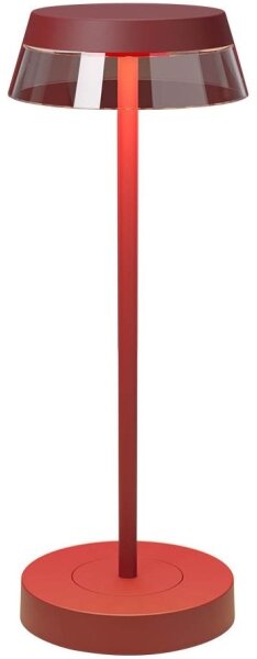 Redo 90311- LED Stmívatelná stolní lampa ILUNA LED/2,5W/5V 3000 mAh IP65 červená