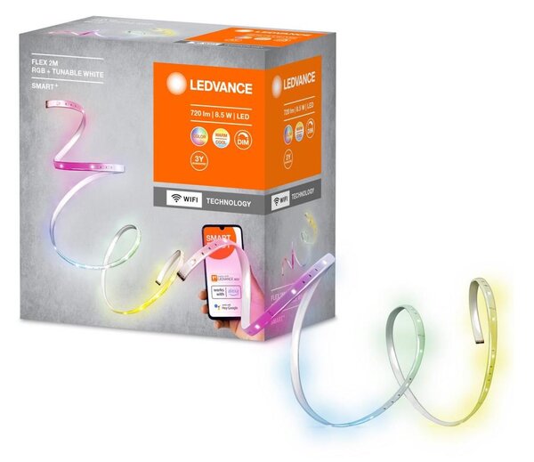 Ledvance - LED RGB+TW Stmívatelný pásek SMART+ FLEX 2m LED/8,5W/230V Wi-Fi