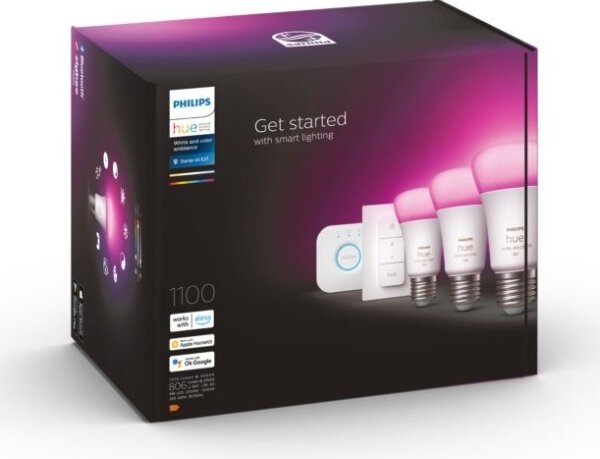 Základní sada Philips Hue WACA 3xE27/9W 2000-6500K + zařízení k propojení