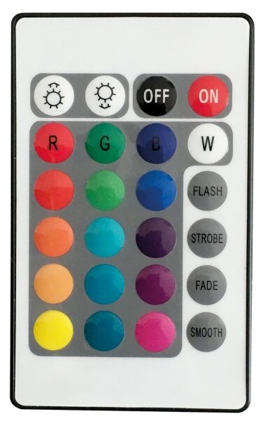 LED RGBW Solární lampa BALL LED/3,2V 500 mAh pr. 30 cm IP65 + dálkové ovládání