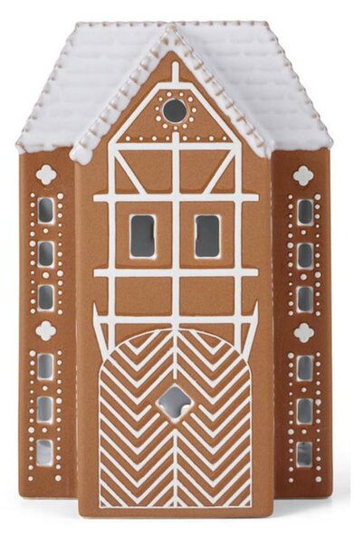 Porcelánový svícen Urbania Gingerbread Large Kähler