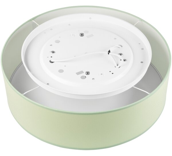 Stropní svítidlo SIRJA PASTEL DOUBLE 4xE27/15W/230V pr. 45 cm zelená