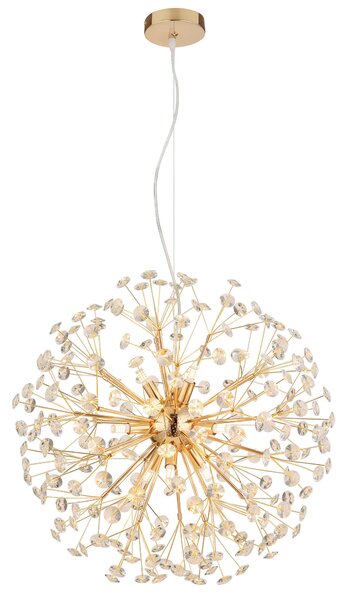 KŘIŠŤÁLOVÉ ZÁVĚSNÉ SVÍTIDLO, 60/150 cm Globo - Online Only svítidla, Online Only